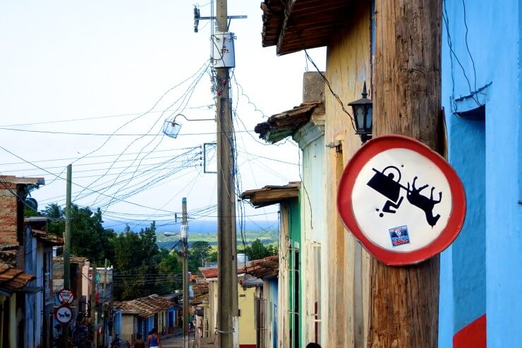 Trinidad in Kuba, auf der Straße